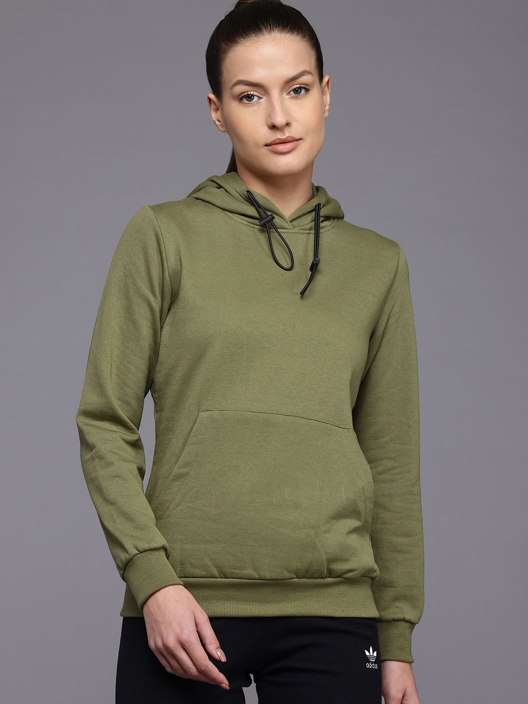 HRX by Hrithik Roshan Printed Hooded Outdoor Sweatshirt