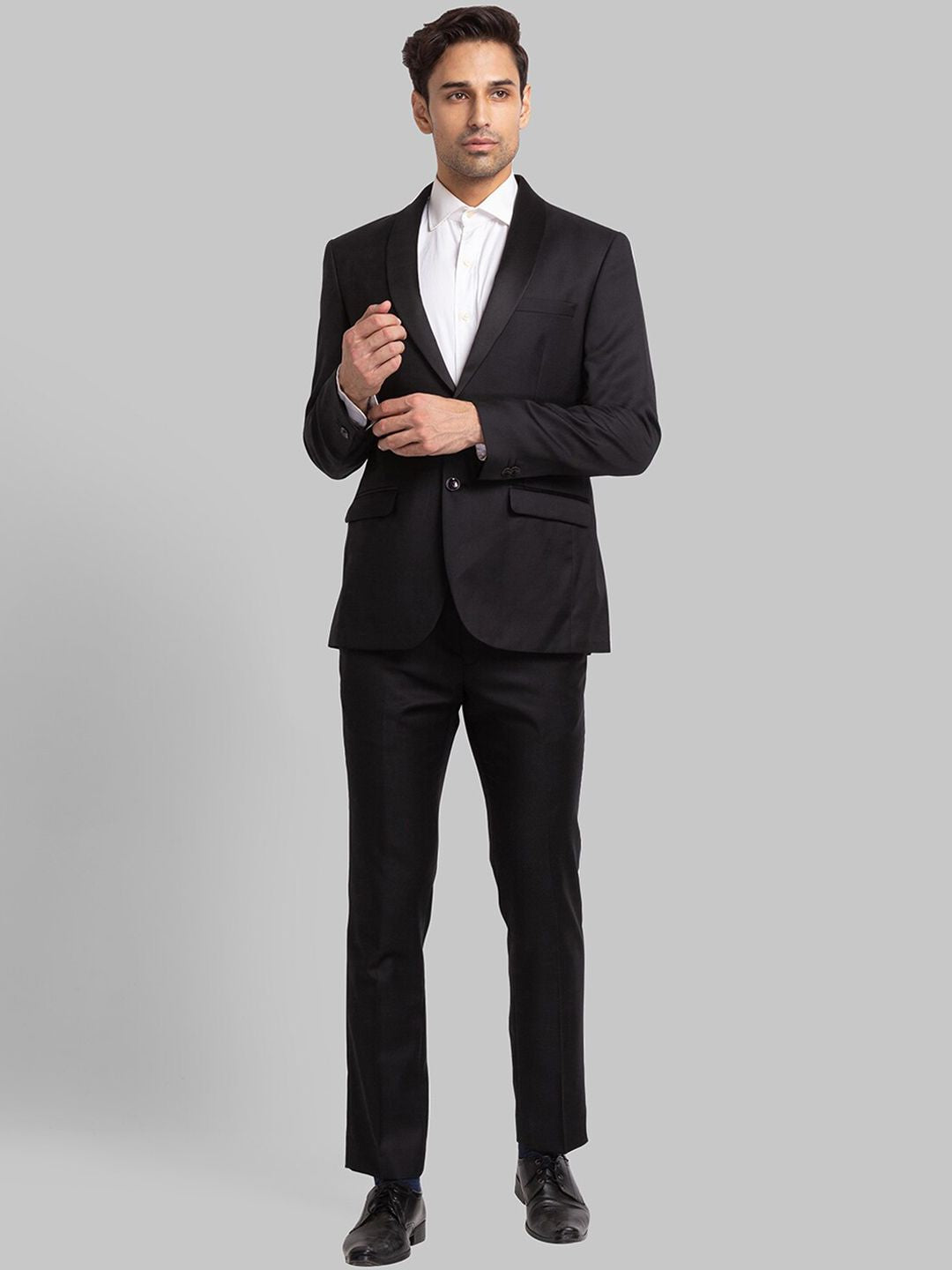Park Avenue Men Single-Breasted Super Slim-Fit 2-Piece Formal Suit