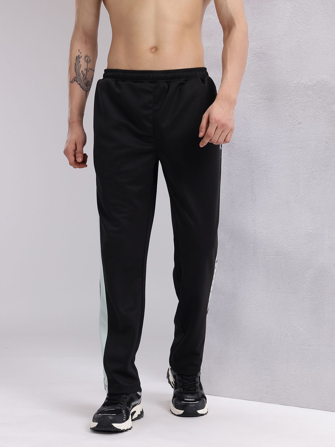 HRX by Hrithik Roshan Men Contrast Taping Rapid-Dry Running Track Pants