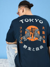 Difference of Opinion Printed Oversized Pure Cotton T-shirt