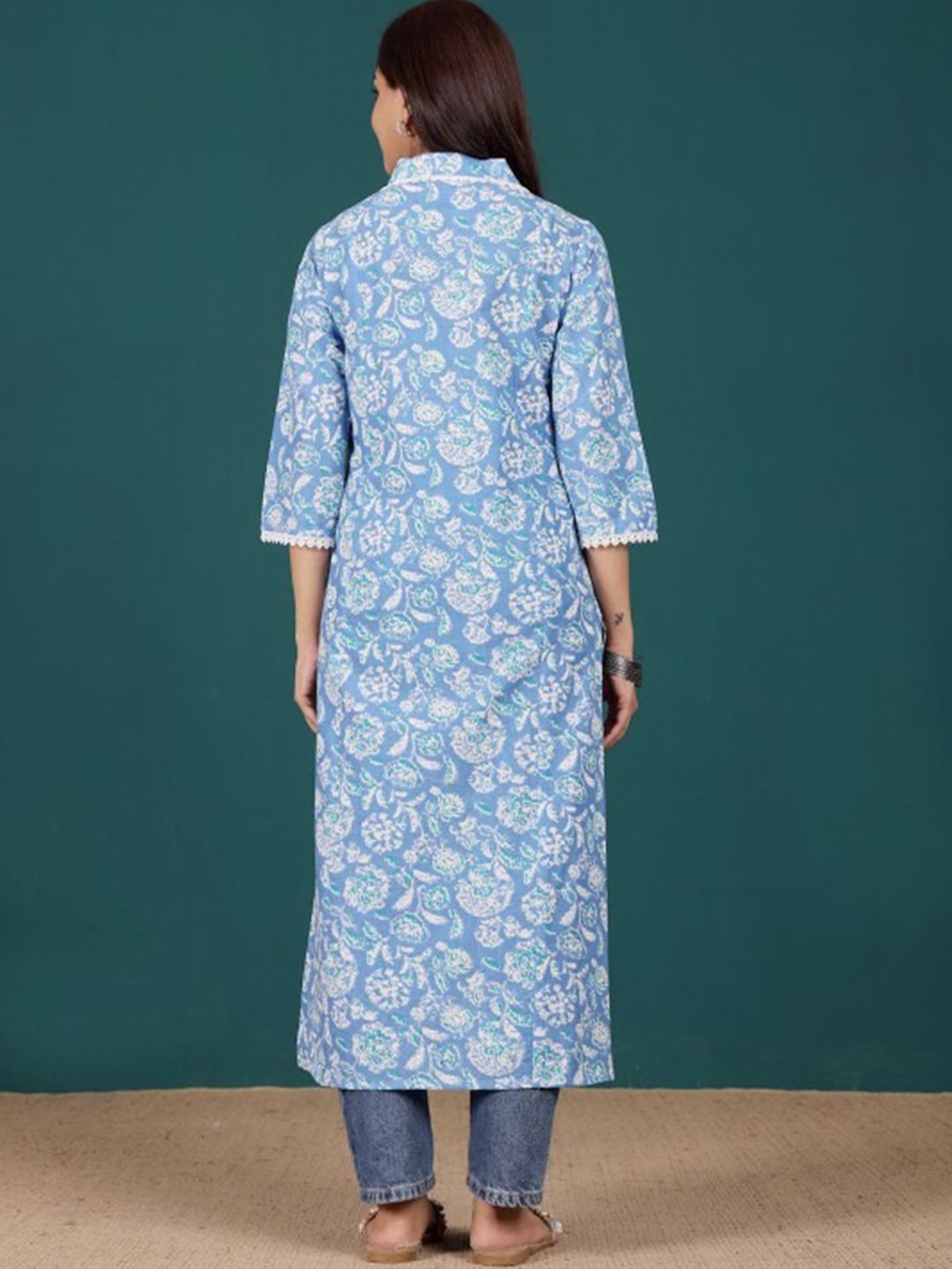 Varanga Women Floral Printed Floral Kurta
