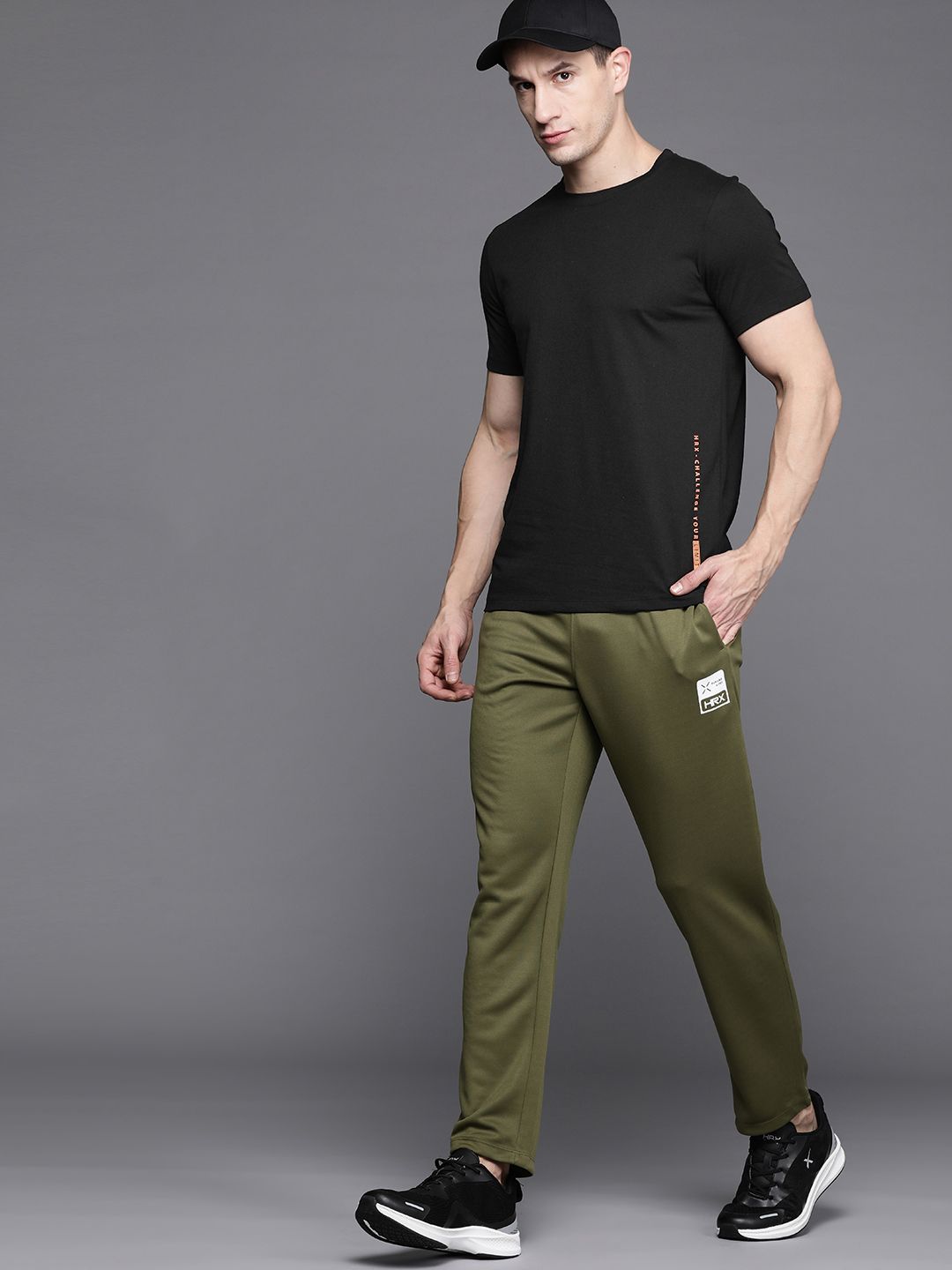 HRX by Hrithik Roshan Printed Rapid-Dry Training T-shirt