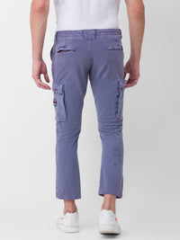 SPYKAR Men Grey Slim Fit Joggers Trousers