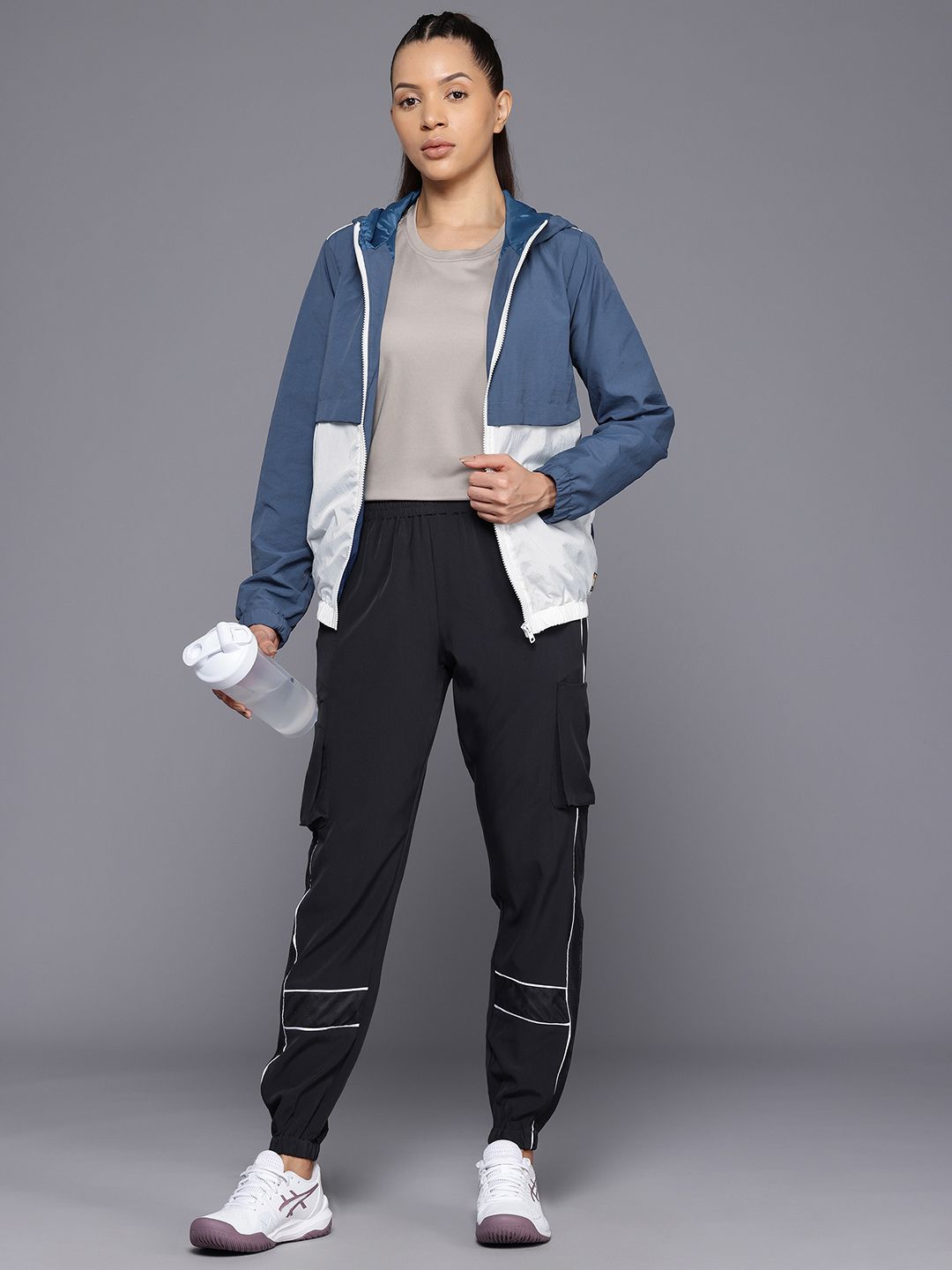 HRX by Hrithik Rosha Rapid-Dry Colourblocked Outdoor Jacket