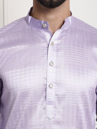 SOJANYA Rekaan Tenunan Kolar Mandarin Silk Cotton Kurta