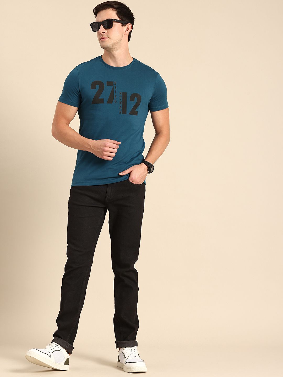 Being Human Men Slim Fit Stretchable Jeans