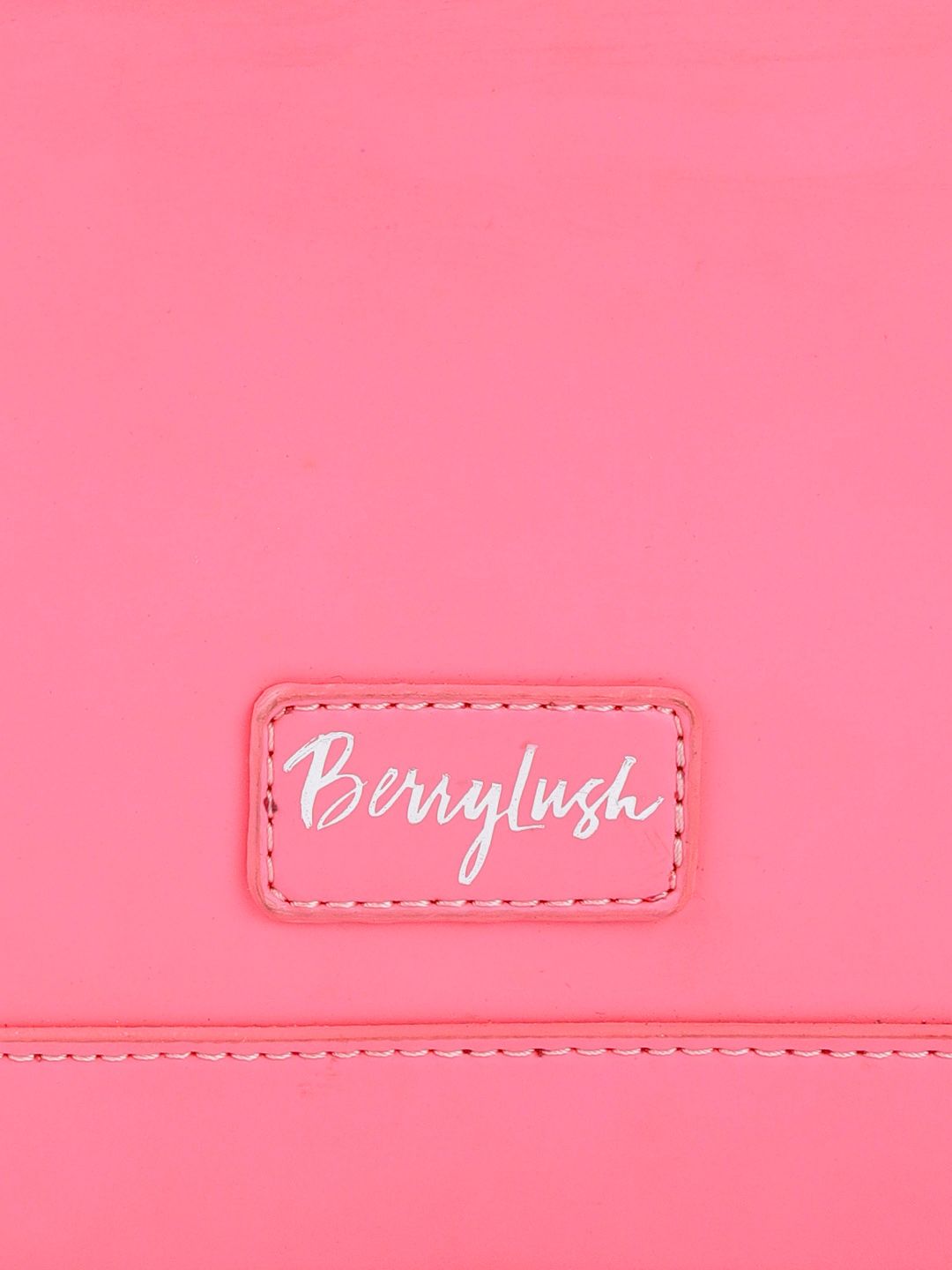 Berrylush Pink Structured Shoulder Bag