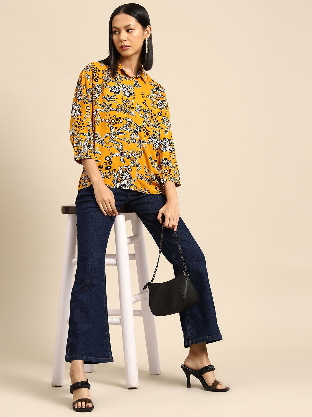 all about you Floral Printed Casual Shirt