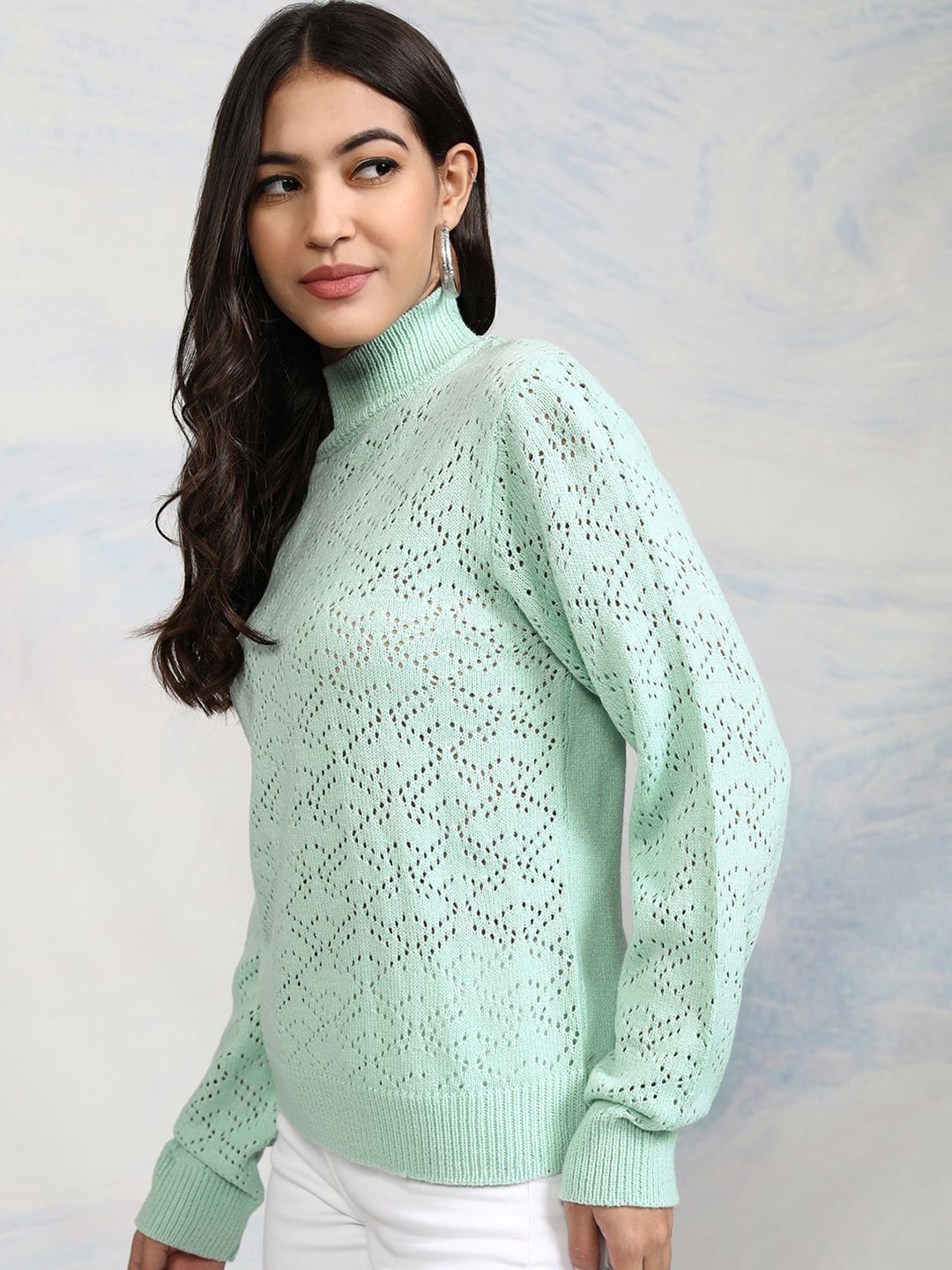 Tokyo Talkies Women Blue Pullover