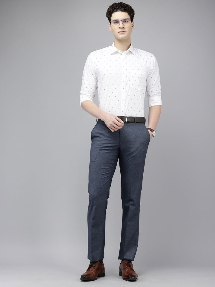 Park Avenue Pure Cotton Slim Fit Printed Formal Shirt