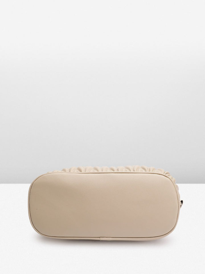 DressBerry Structured Quilted Shoulder Bag
