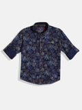 Monte Carlo Boys Floral Printed Smart Fit Shirt