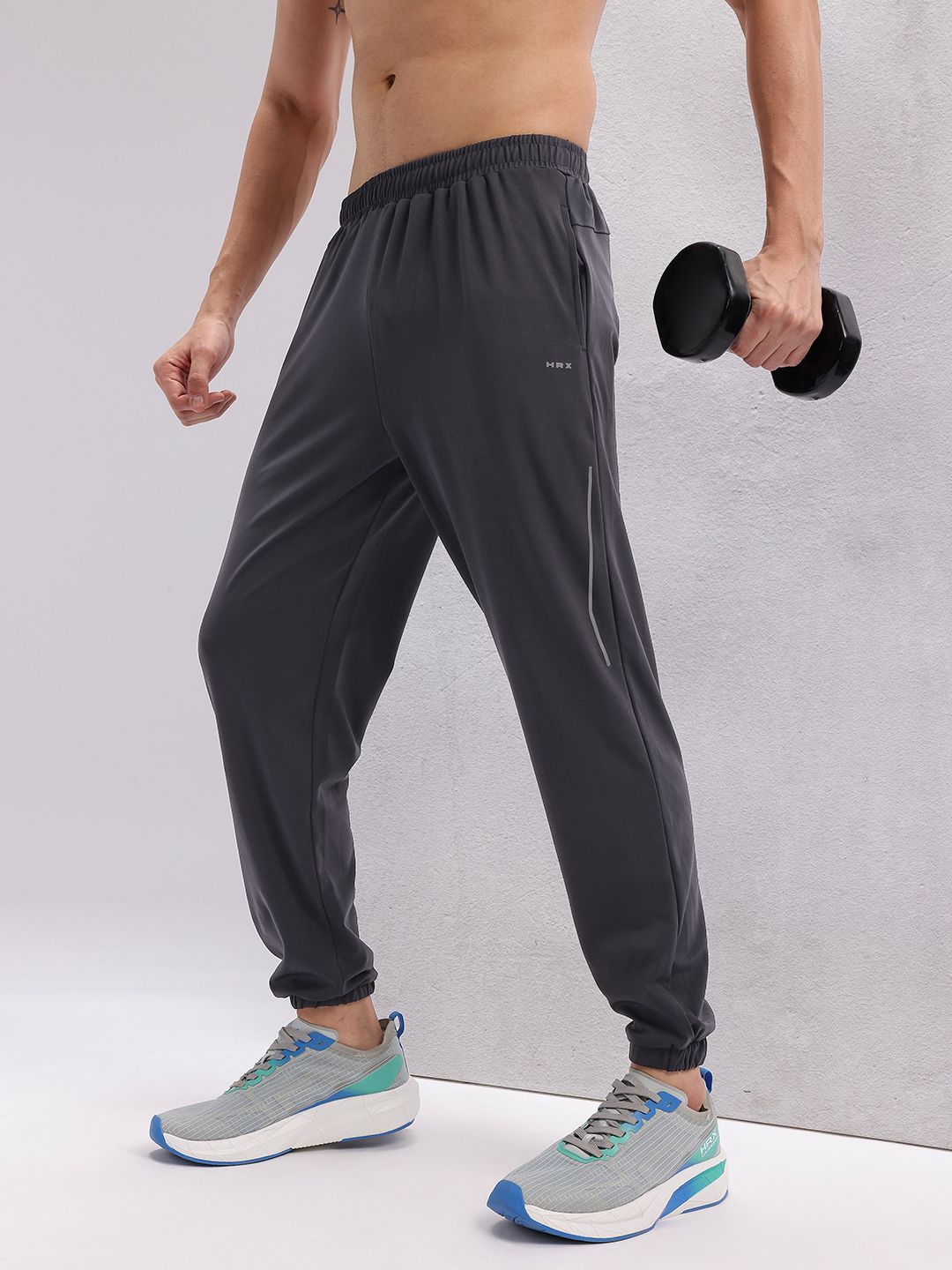HRX by Hrithik Roshan Men Mid-Rise Rapid-Dry Training Joggers