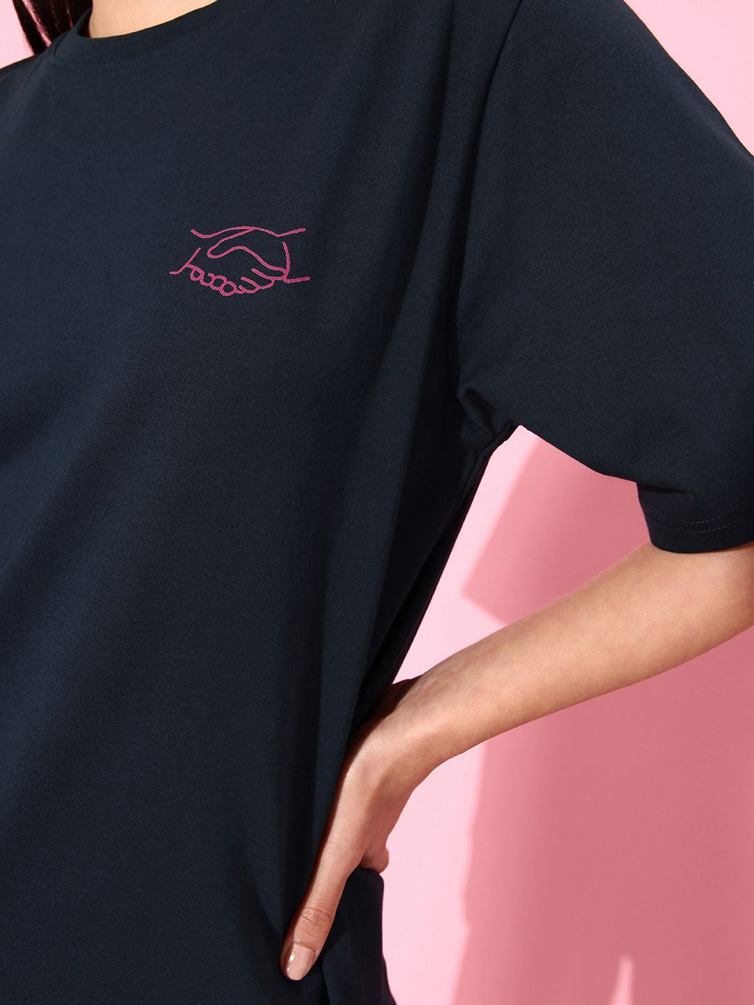 DILLINGER Pure Cotton Printed Oversized T-shirt