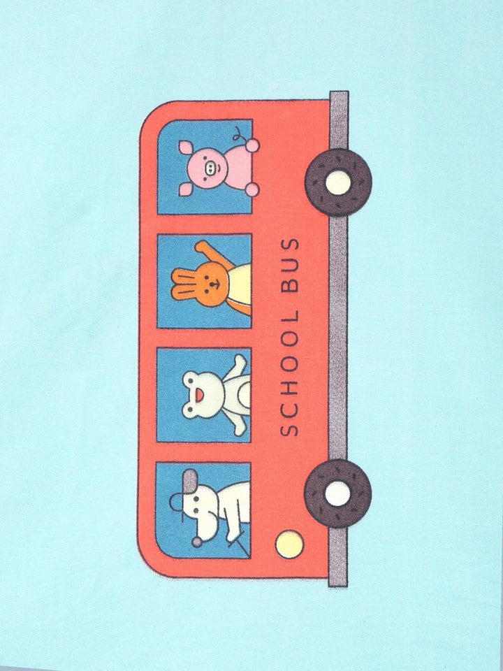KLOTTHE  Cartoon Characters Printed 300 TC Fitted Double Bed Sheet with 2 Pillow Covers