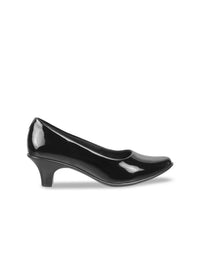 Metro Women Black Block Pumps