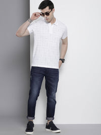 The Indian Garage Co Men Navy Blue Slim Fit Stretchable Jeans