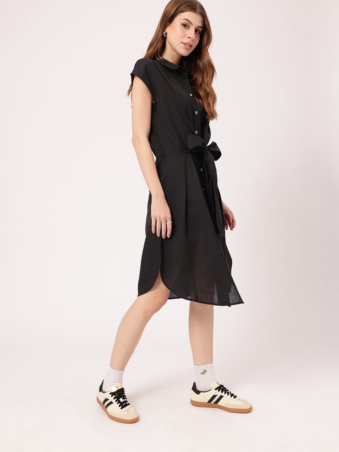 Classic Ribbon Magic Femme Shirt Style Dress