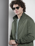 The Indian Garage Co Men Regular Fit Zip-Front Bomber Jacket