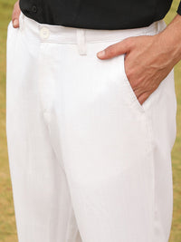 Campus Sutra Men Mid-Rise Relaxed Loose Fit Easy Wash Trouser