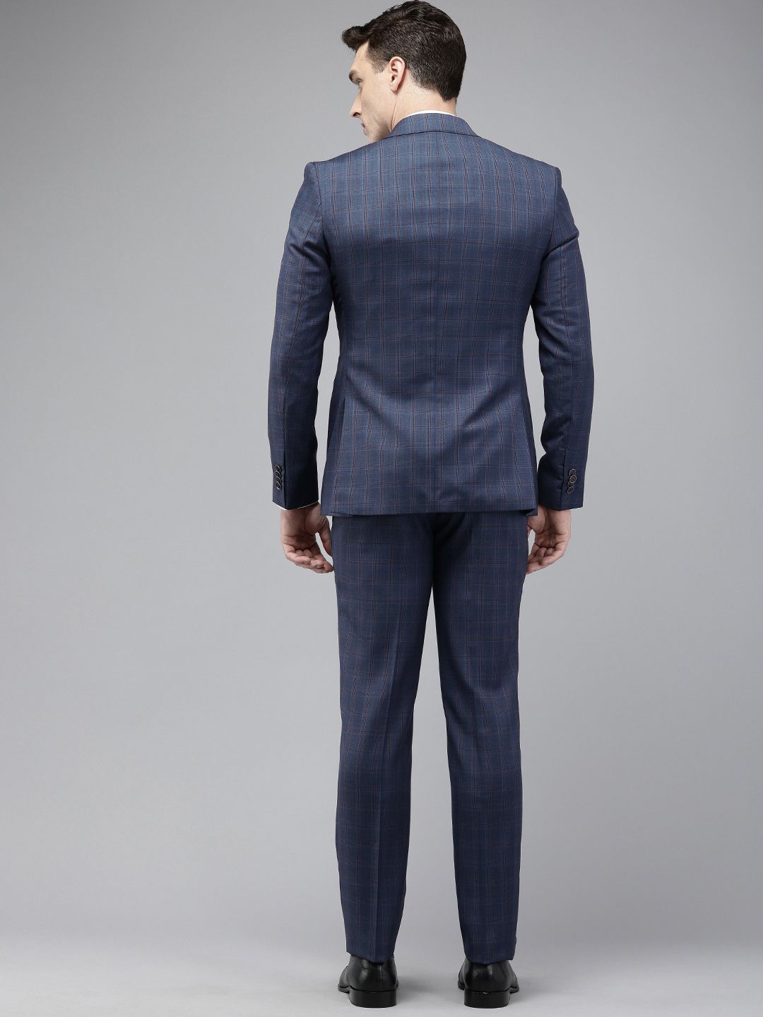 Park Avenue Checked Single Breasted Super Slim Fit 2 Piece Formal Suits