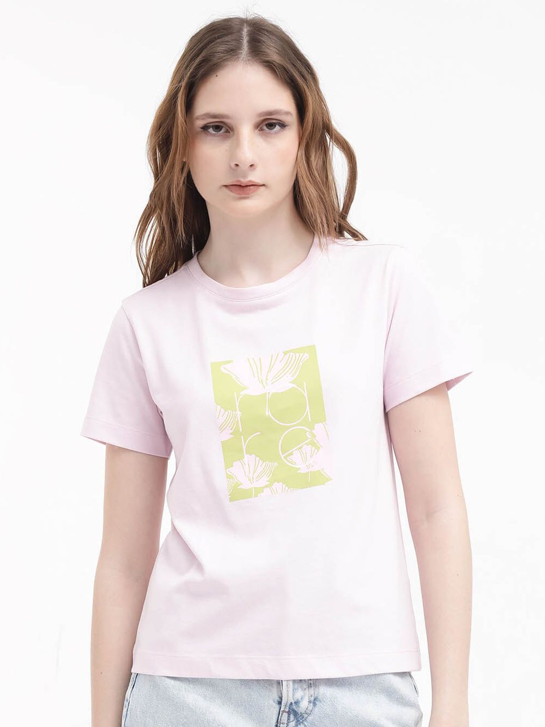 RAREISM Graphic Printed Cotton T-shirt