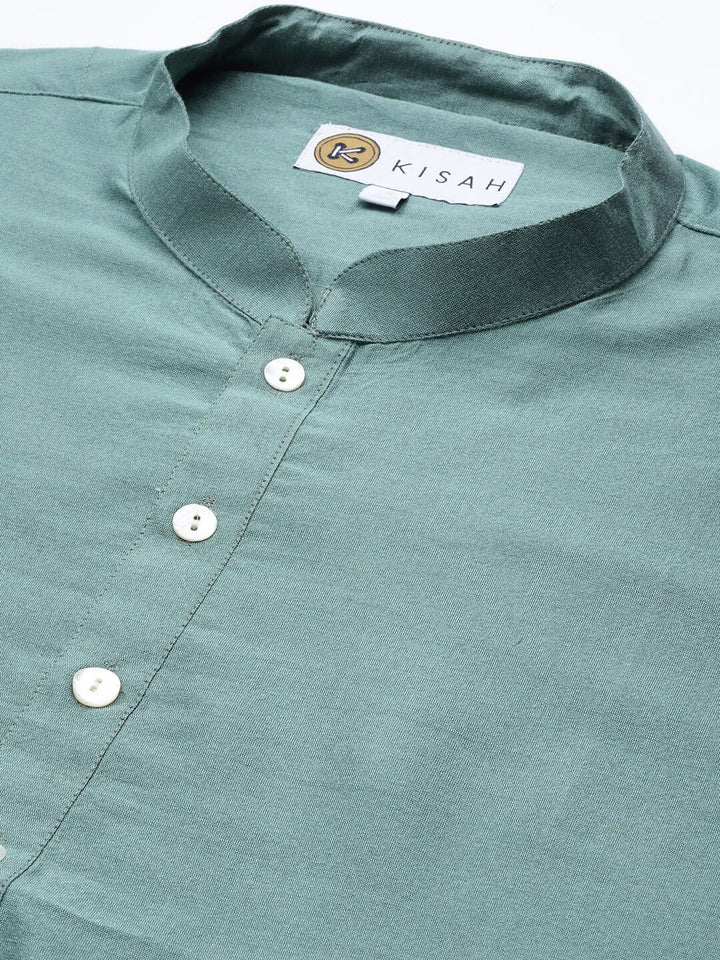 KISAH Mandarin Collar Straight Kurta