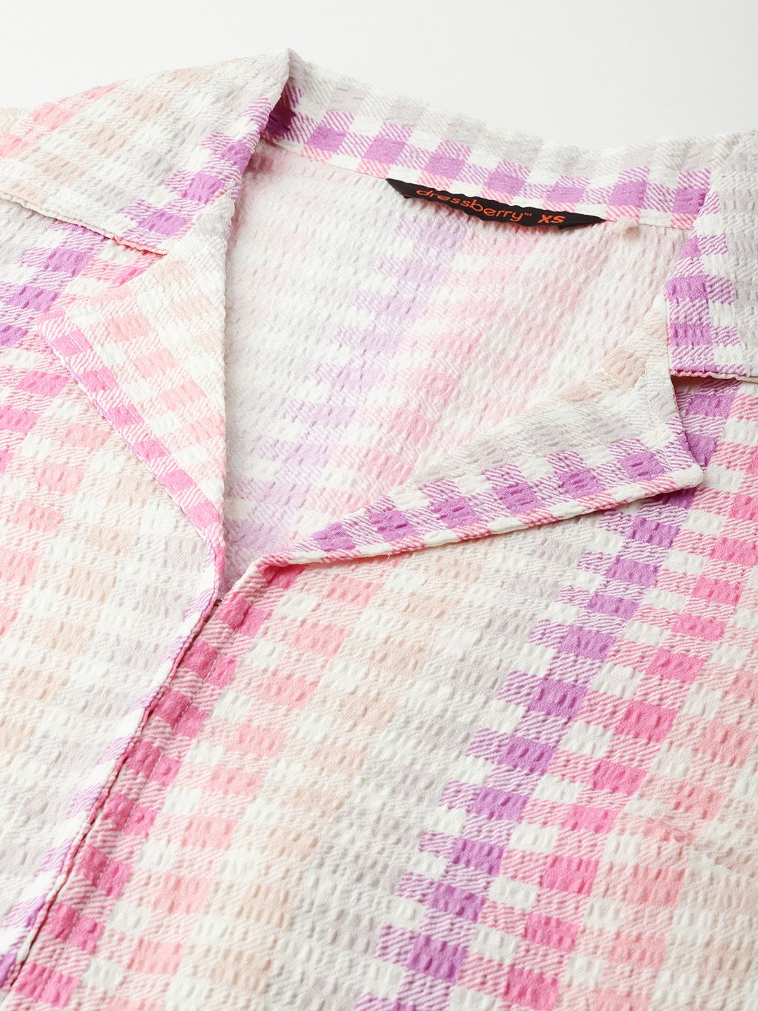 DressBerry Rainbow Checkerboard Shirt