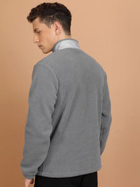 HIGHLANDER High Neck Front-Open Sweatshirt
