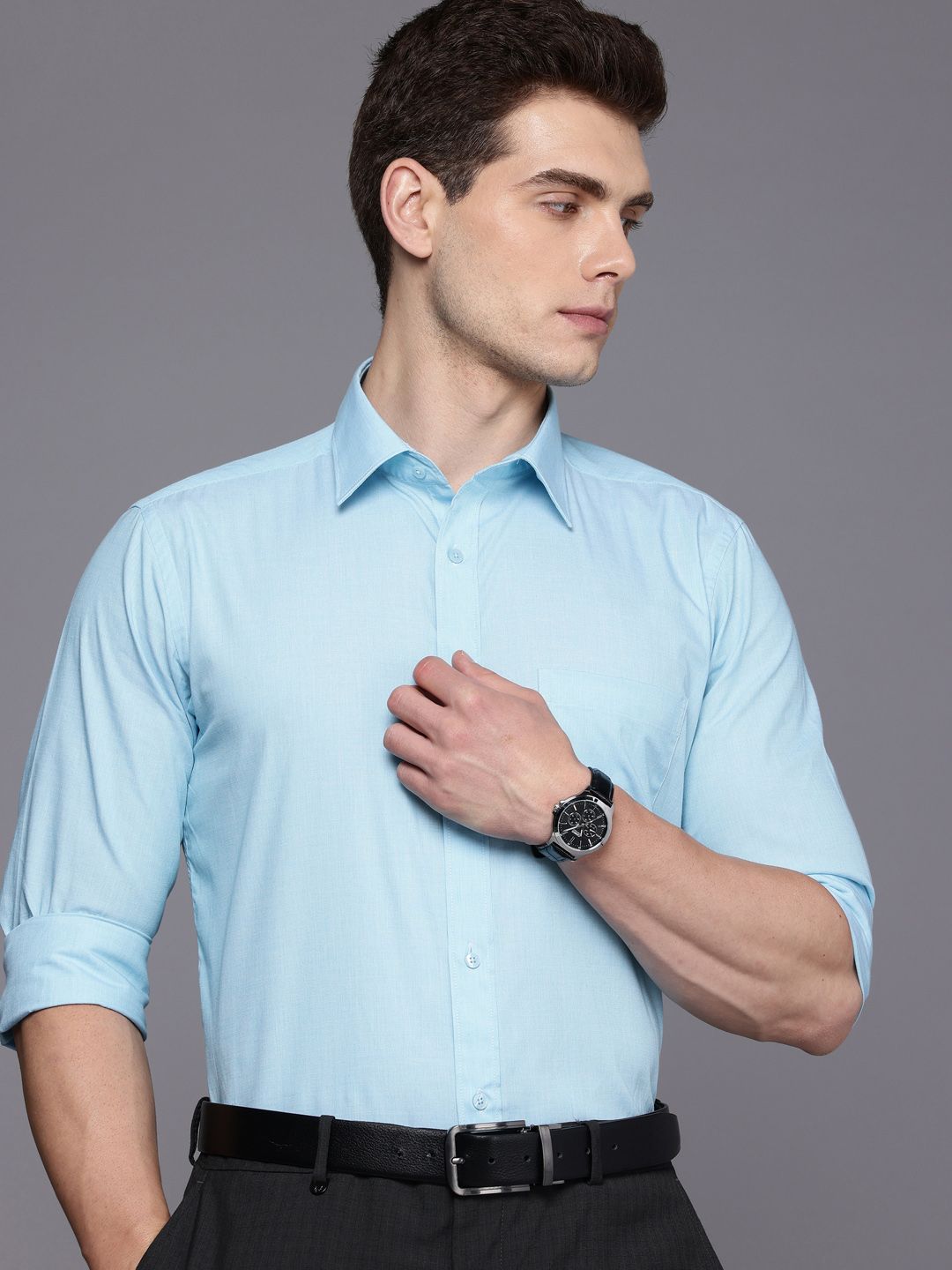 Raymond Slim Fit Pure Cotton Formal Shirt