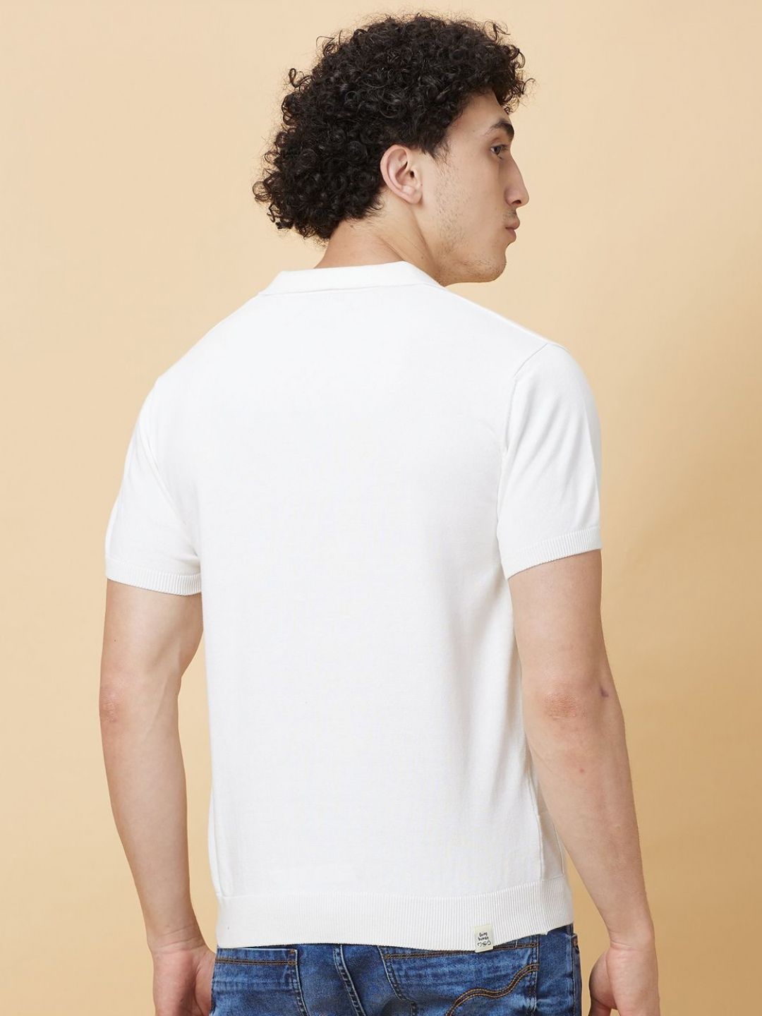 Being Human Men Checked Polo Collar Pockets T-shirt