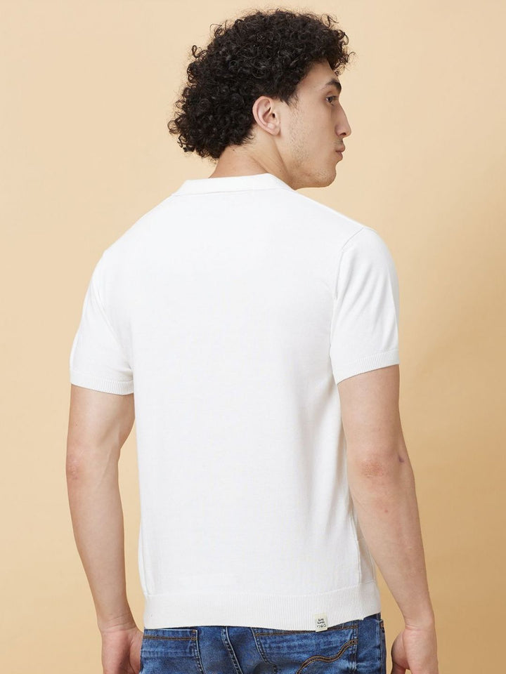 Being Human Men Checked Polo Collar Pockets T-shirt