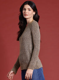 all about you Women Boucle Pullover Sweater