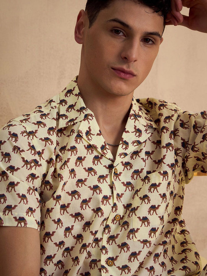 DENNISON Traditional Block Printed Oversized Co Ords Set