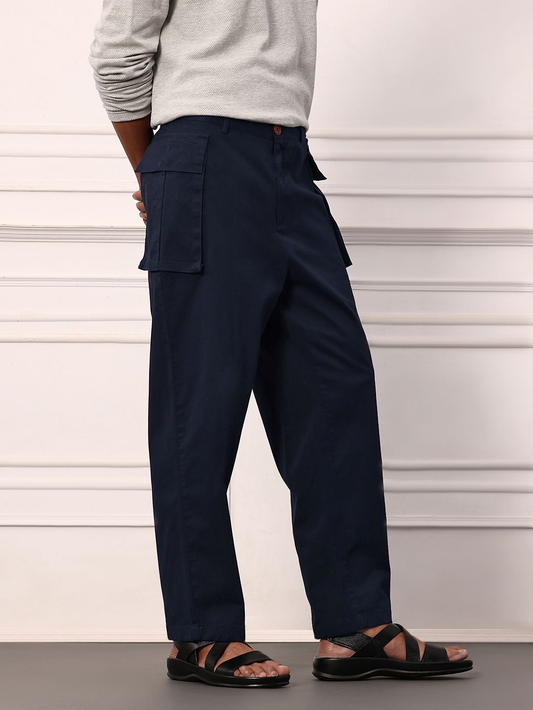 Mr Bowerbird Men Cargo-Style Trousers