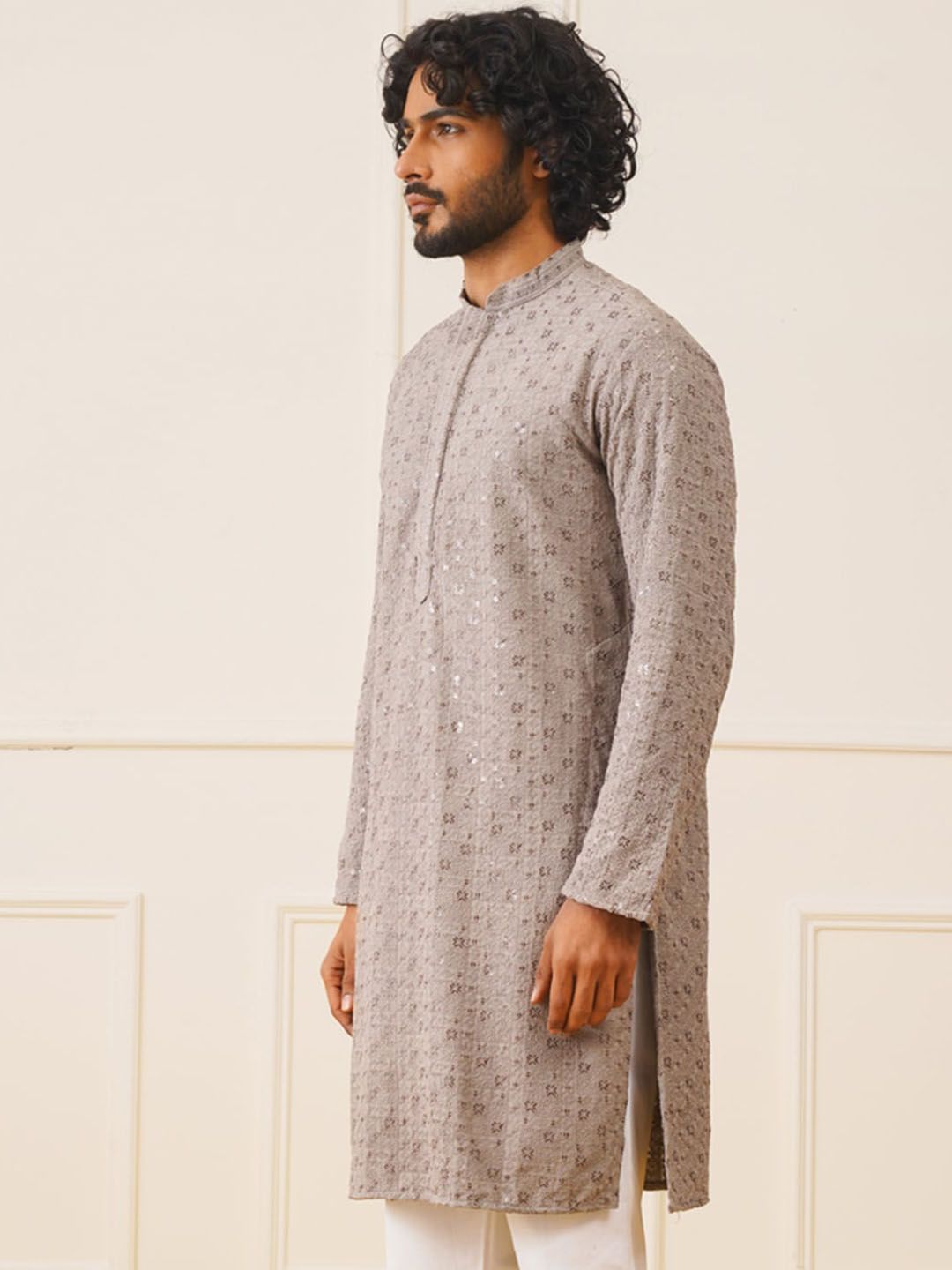 Jompers Embroidered Pure Cotton Strigth Kurtas