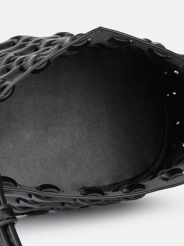 DressBerry Textured Structured Handheld Bag