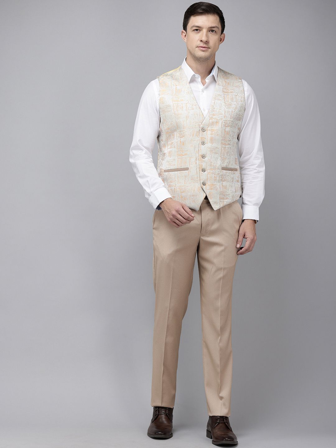 Park Avenue Diri Reka Bentuk Single Breasted Super Slim Fit 3 Piece Party Suits