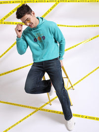 The Indian Garage Co Graphic Printed Hooded Pullover Sweatshirt