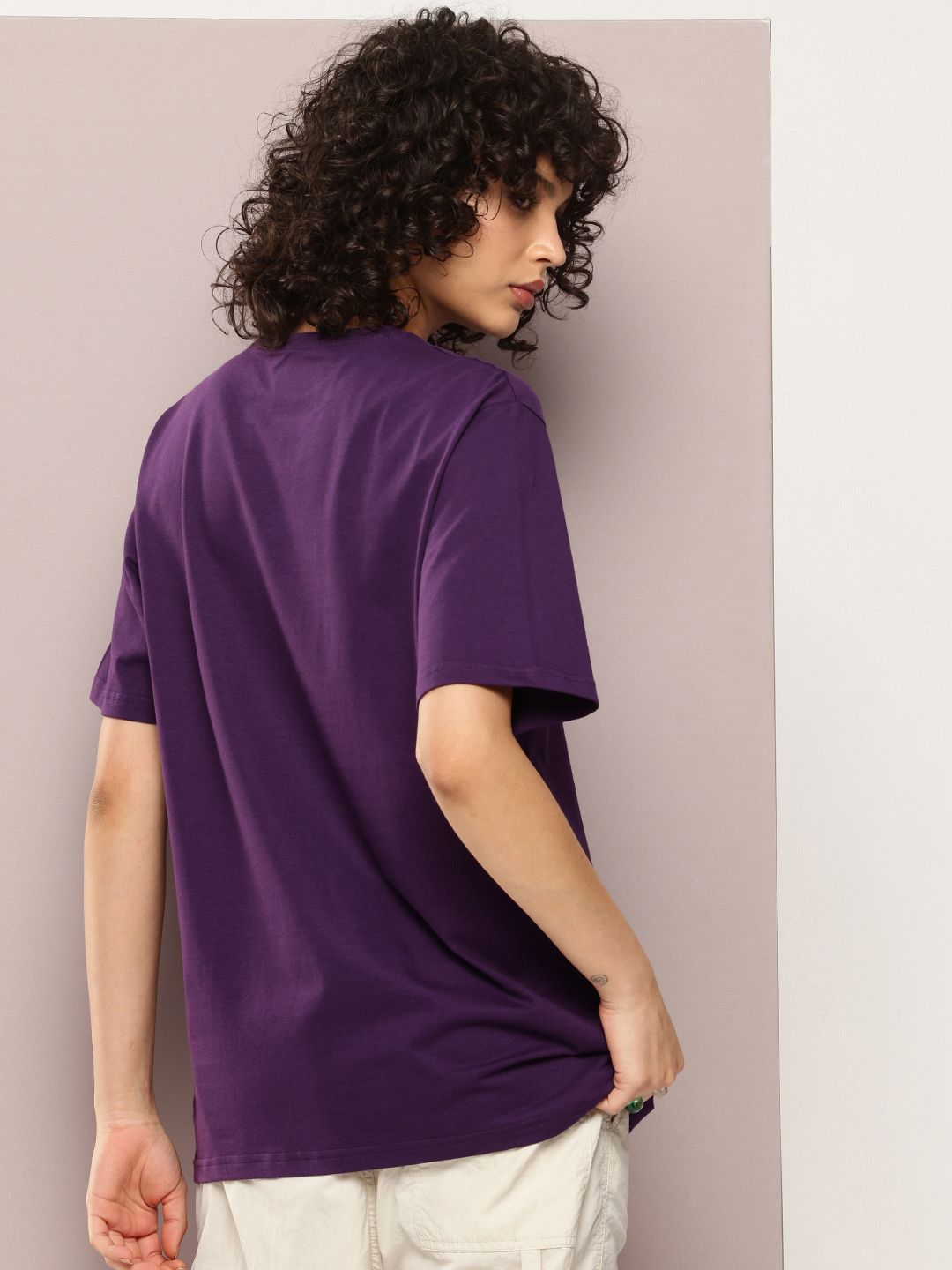 DILLINGER Pure Cotton Oversized T-shirt With Embroidered Detail