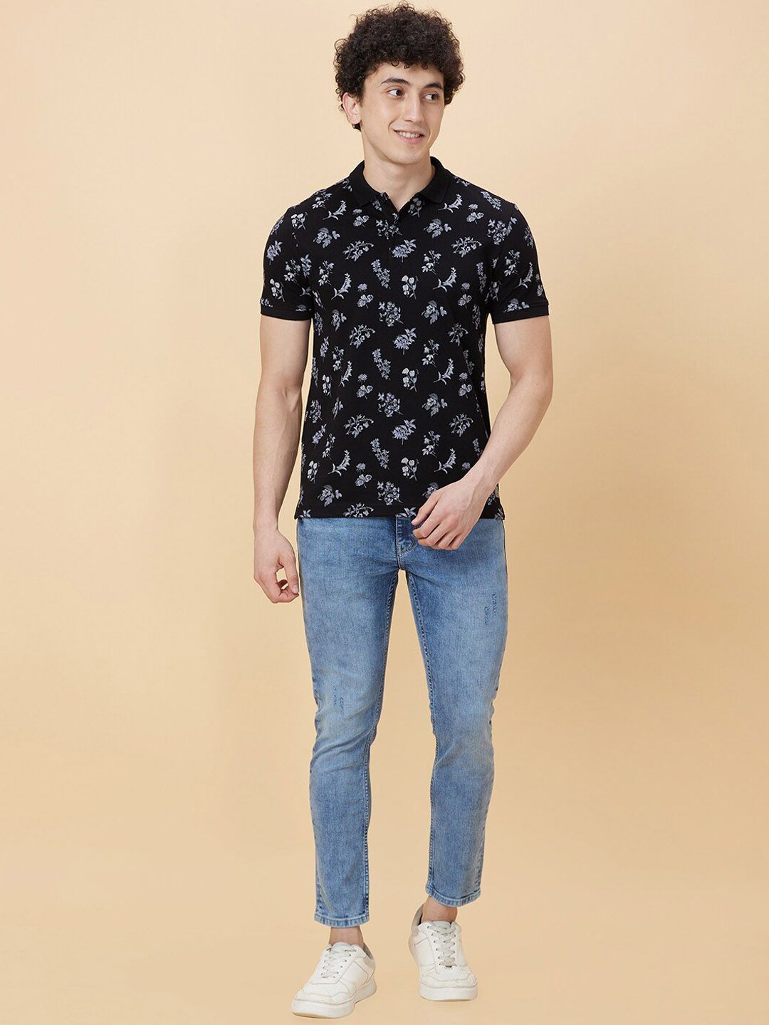 Being Human Men Low Distress Heavy Fade Stretchable Jeans