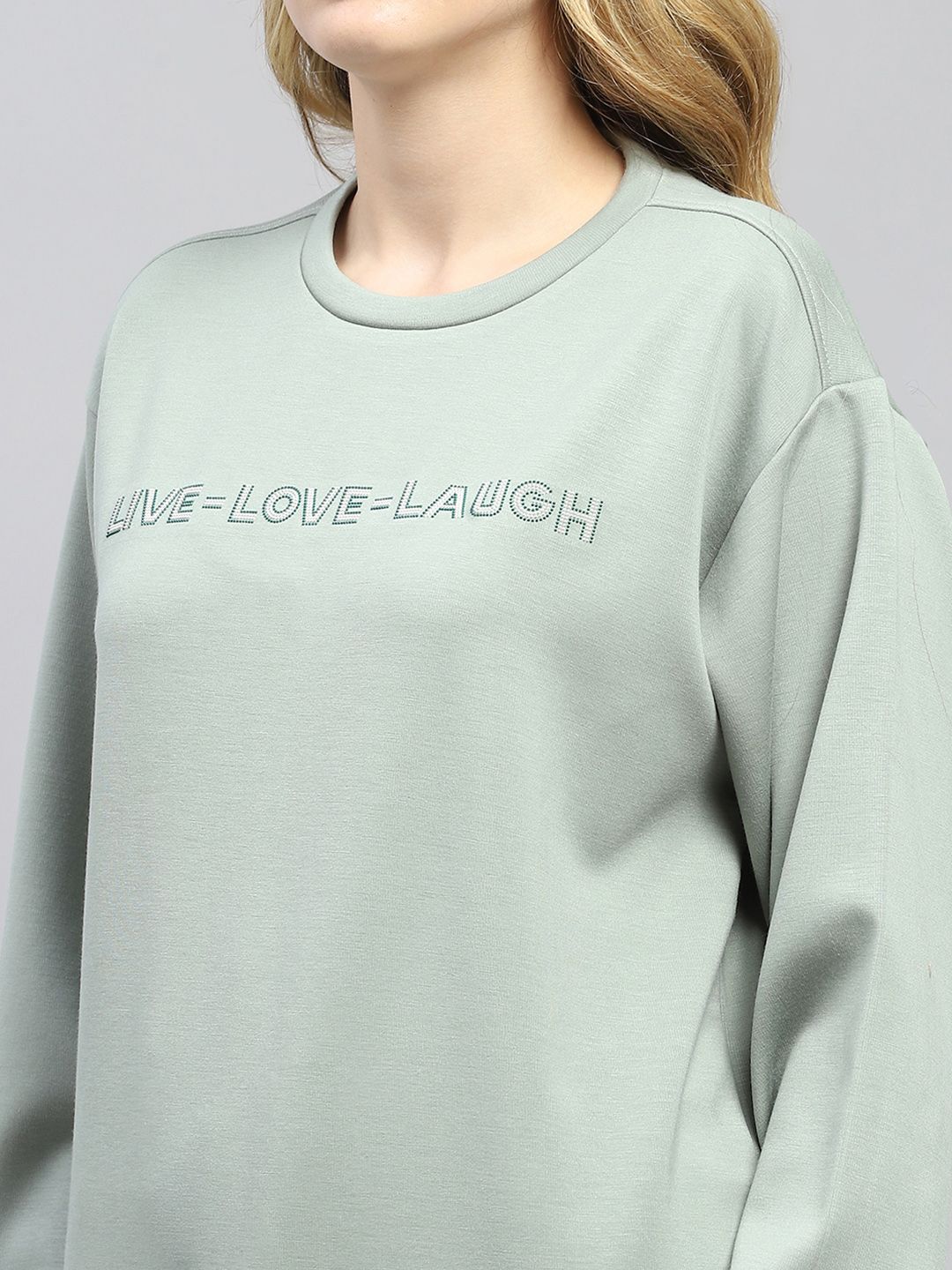 Monte Carlo Typography Printed Sweatshirt