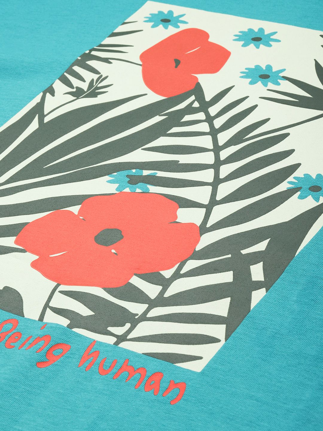 Being Human Graphic Printed Pure Cotton T-shirt