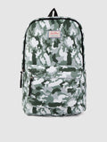 Lino Perros Women Olive Green & White Camouflage Print Laptop Backpack