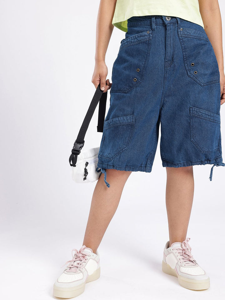 DressBerry Women Street Cool Cargo Style Shorts