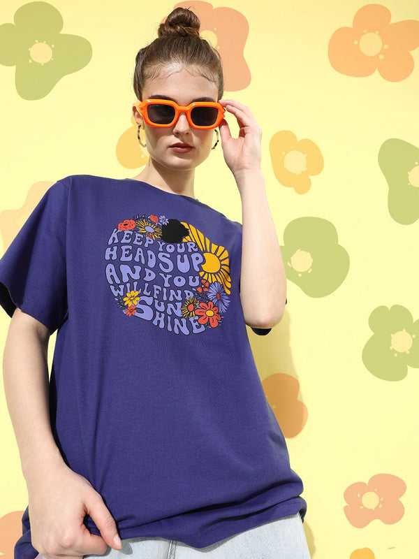 DILLINGER Women Graphic Printed Oversize T-shirt