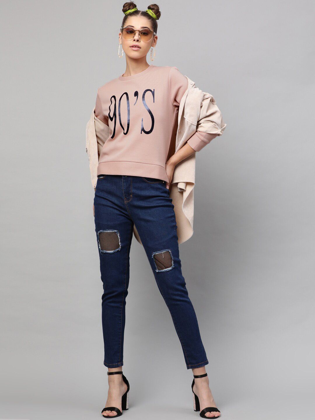 STREET 9 Women Printed Sweatshirt