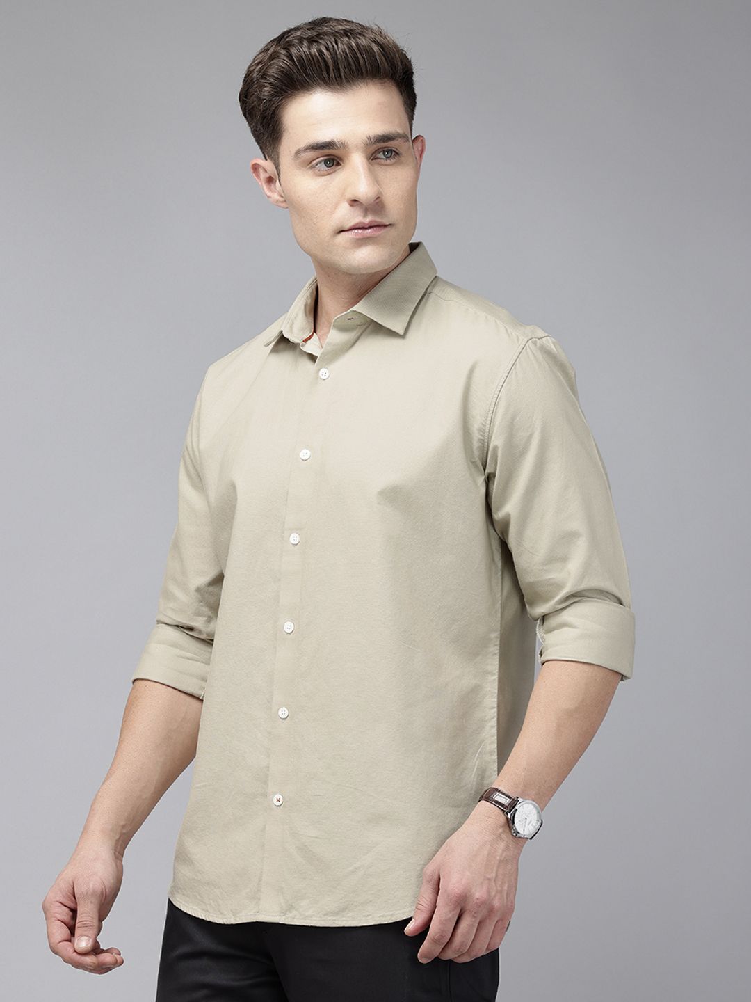 Park Avenue Slim Fit Opaque Pure Cotton Formal Shirt