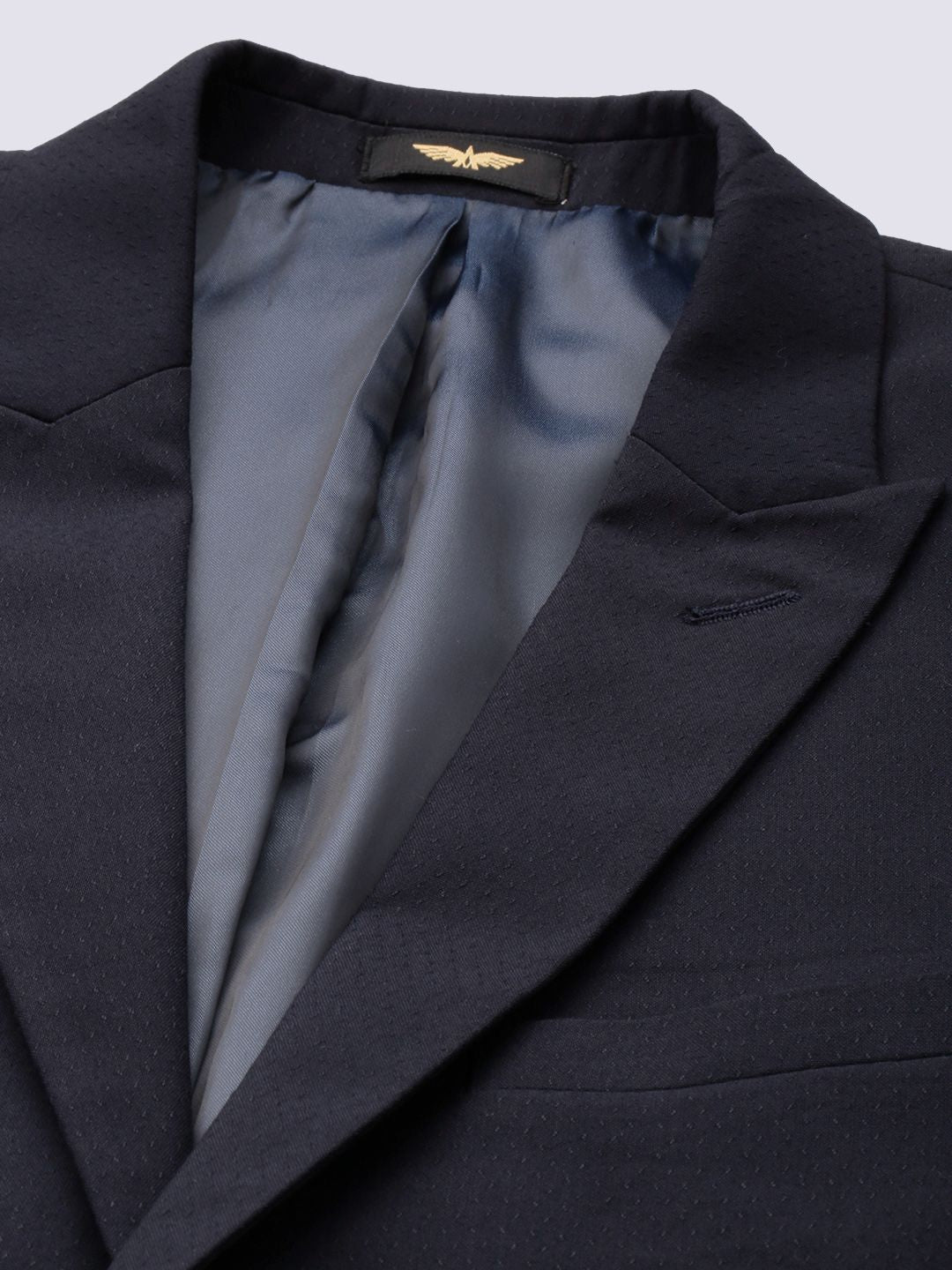 Park Avenue Self Design Single Breasted Super Slim Fit 3-Peice Suit