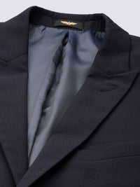 Park Avenue Self Design Single Breasted Super Slim Fit 3-Peice Suit